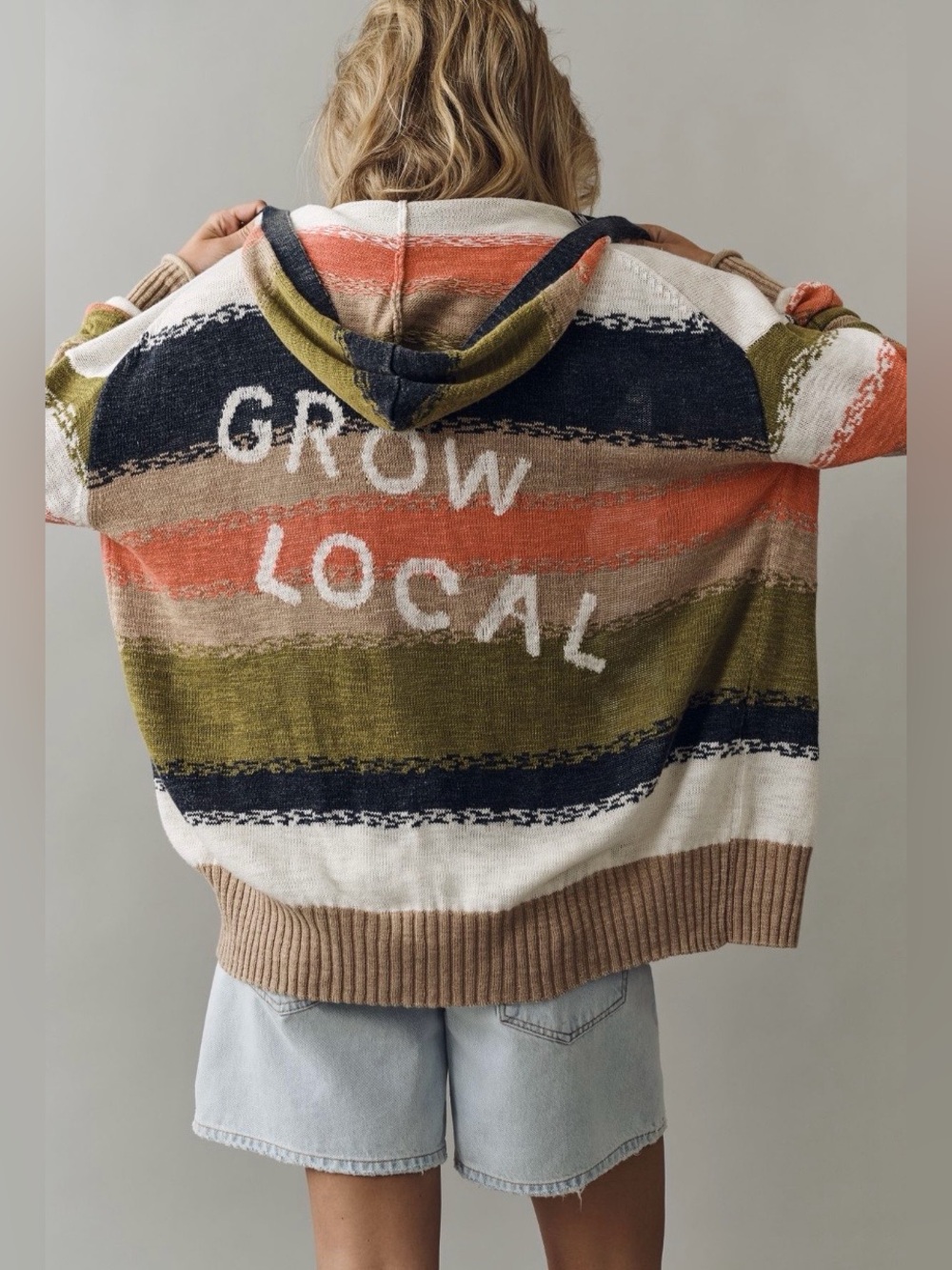 Anthropologie x Pilcro Hooded Cardigan Size Medium NWT